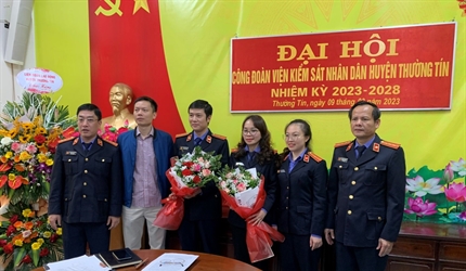 Đại hội Công đoàn Viện KSND huyện Thường Tín nhiệm kỳ 2023 - 2028